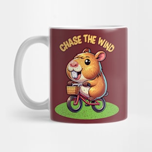 Capybara on the Bike Mug